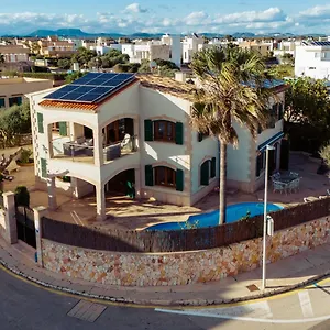 Mallorca Finca Haus Mit Pool Direkt Am Meer Es Trenc, Bootstour Moeglich Apartamento